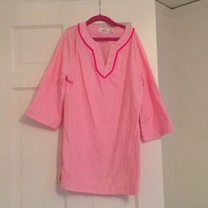 Pink and White Striped Tunic